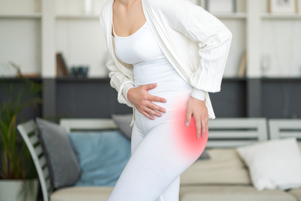 Hip,Pain,,Woman,Suffering,From,Osteoarthritis,At,Home,,Health,Problems sciatica